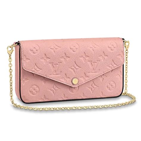 lv pochette felicie pink|monogram empreinte pochette felicie.